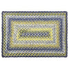 Sunflowers Cotton Braided Rectangle Floor Runner 2'6"x9' - Primitive Star Quilt Shop - 1