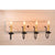 Four-Arm Americana Series Vanity Light in 5 COLORS