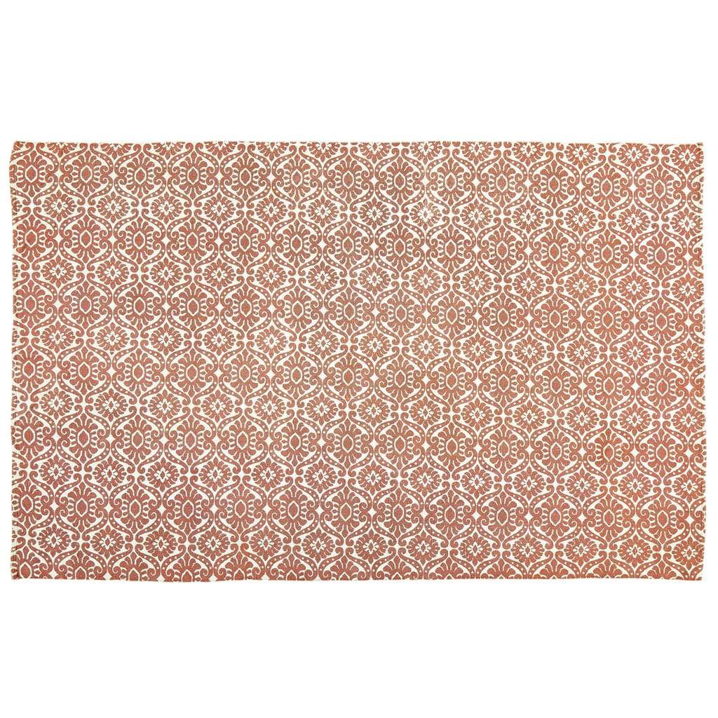 Francesca Terra Cotta Rectangle Rug 6x9' - Primitive Star Quilt Shop