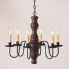 Gettysburg Americana Series Wooden Chandelier in 5 COLORS - Primitive Star Quilt Shop - 5