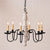 Gettysburg Americana Series Wooden Chandelier in 5 COLORS