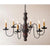 Gettysburg Hartford Series Wooden Chandelier in 6 COLORS