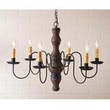 Gettysburg Hartford Series Wooden Chandelier in 6 COLORS - Primitive Star Quilt Shop - 4