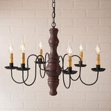 Gettysburg Hartford Series Wooden Chandelier in 6 COLORS - Primitive Star Quilt Shop - 3