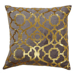 Gold Foil Pillow 18" Filled