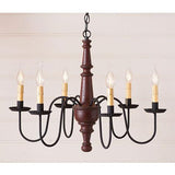 Harrison Americana Series Wooden Chandelier in 5 COLORS - Primitive Star Quilt Shop - 2