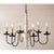 Harrison Americana Series Wooden Chandelier in 5 COLORS