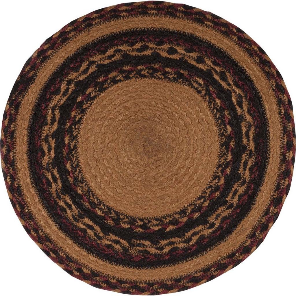 Heritage Farms Crow Braided Tablemat 13" - Set of 6