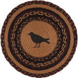 Heritage Farms Crow Braided Tablemat 13" - Set of 6