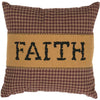 Heritage Farms Faith Pillow 12x12"