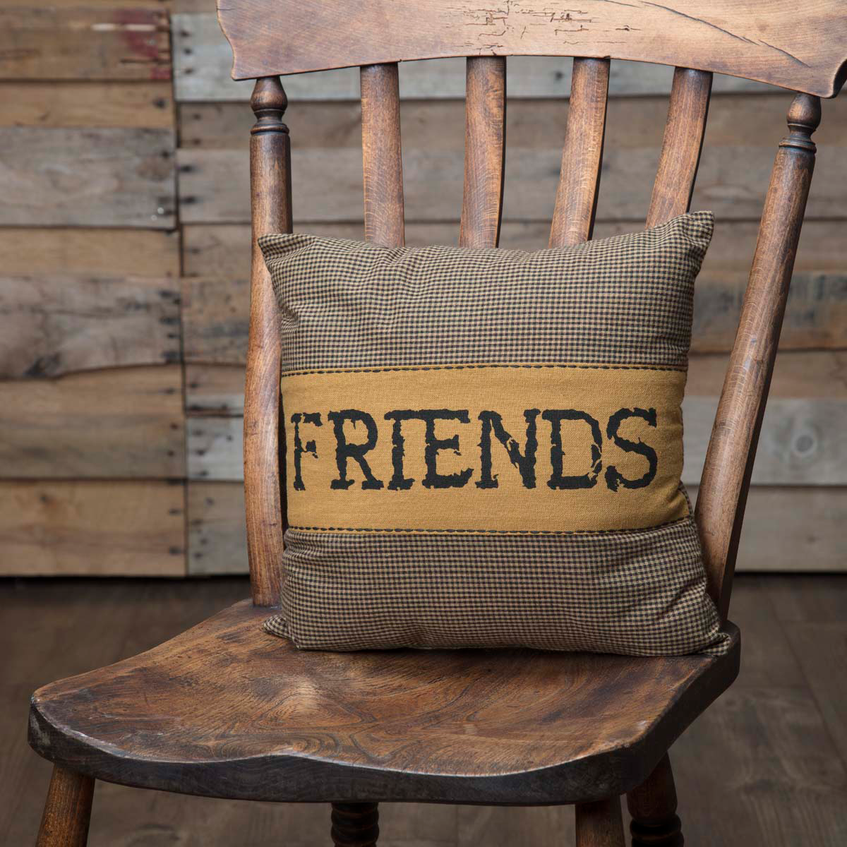 Heritage Farms Friends Pillow 12x12"