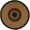 Heritage Farms Star Braided Tablemat 13" - Set of 6