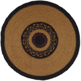 Heritage Farms Star Braided Tablemat 13" - Set of 6
