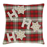 HO HO Holiday Pillow 18" Filled