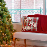 HO HO Holiday Pillow 18" Filled