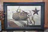 Billy Jacobs Artwork - Berry Basket - Primitive Star Quilt Shop