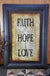 Billy Jacobs Artwork - Faith, Hope and Love