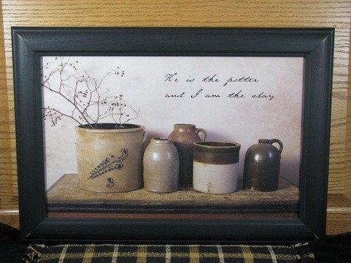 Billy Jacobs Artwork - He is the Potter - Primitive Star Quilt Shop