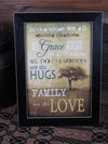 In This House - Framed Art - Primitive Star Quilt Shop