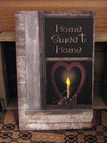 Lighted Canvas Print - Home Sweet Home - Primitive Star Quilt Shop - 2