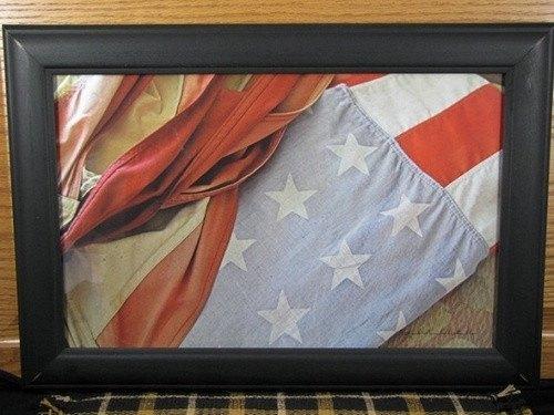 Mark Kimball Moulton Artwork - Vintage Flag - Primitive Star Quilt Shop