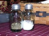 Mason Jar Salt and Pepper Shakers - Primitive Star Quilt Shop