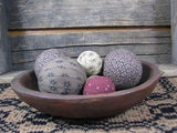 Shallow 9" Treenware Bowl - Primitive Star Quilt Shop - 3