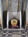 Ivory Wall Candle Holder with Timer Pillar - Primitive Star Quilt Shop - 3