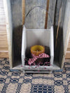 Ivory Wall Candle Holder with Timer Pillar - Primitive Star Quilt Shop - 4
