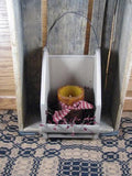 Ivory Wall Candle Holder with Timer Pillar - Primitive Star Quilt Shop - 4