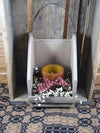 Ivory Wall Candle Holder with Timer Pillar - Primitive Star Quilt Shop - 8