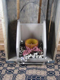 Ivory Wall Candle Holder with Timer Pillar - Primitive Star Quilt Shop - 8