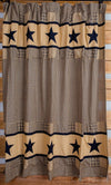 Jamestown Black Shower Curtain