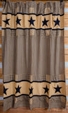 Jamestown Black Shower Curtain