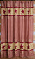 Jamestown Burgundy Shower Curtain