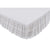 Jasmine White Bed Skirt in 3 SIZES