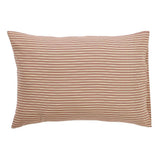 Kendra Stripe Red Pillow Case - Set of 2