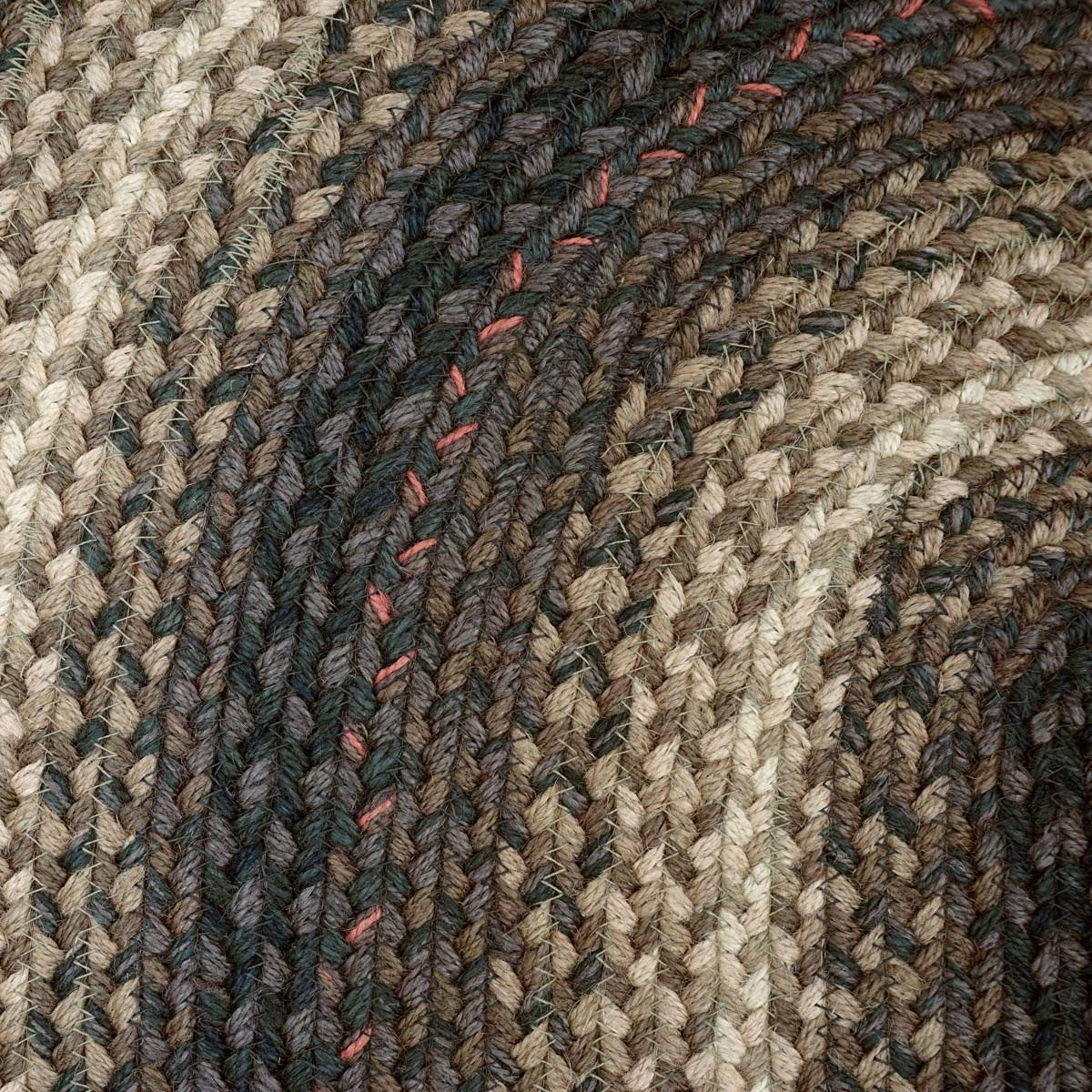 Kenya Oval Braided Rug 6x9'