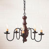 Lancaster Americana Series Wooden Chandelier in 5 COLORS - Primitive Star Quilt Shop - 2
