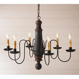 Norfolk Large Hartford Series Wooden Chandelier in 6 COLORS - Primitive Star Quilt Shop - 1