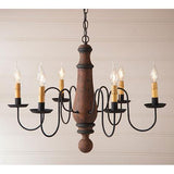 Norfolk Large Hartford Series Wooden Chandelier in 6 COLORS - Primitive Star Quilt Shop - 6