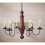 Norfolk Large Hartford Series Wooden Chandelier in 6 COLORS - Primitive Star Quilt Shop - 3