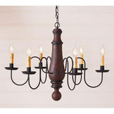 Norfolk Large Hartford Series Wooden Chandelier in 6 COLORS - Primitive Star Quilt Shop - 4