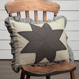 Liberty Stars Patchwork Pillow 14x18" Filled