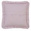 Lilac Ruffle Pillow 18" Down Filled - Primitive Star Quilt Shop - 3