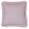 Lilac Ruffle Pillow 18" Down Filled - Primitive Star Quilt Shop - 2