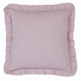 Lilac Ruffle Pillow 18" Down Filled - Primitive Star Quilt Shop - 2