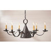 Madison Blackened Tin Chandelier - Primitive Star Quilt Shop