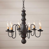 Manassas Hartford Series Wooden Chandelier in 6 COLORS - Primitive Star Quilt Shop - 2