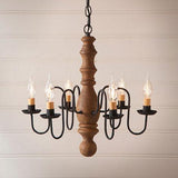 Manassas Hartford Series Wooden Chandelier in 6 COLORS - Primitive Star Quilt Shop - 5